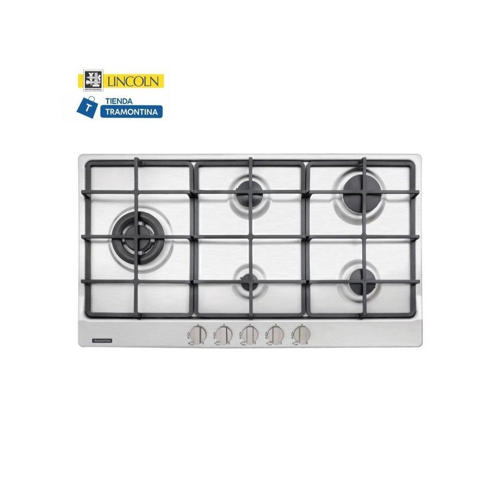 PLACA INOXIDABLE  Tramontina 5 Gas 89x50