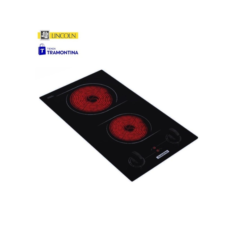 PLACA VITROCERAMICA TRAMONTINA 2 HORNALLAS 52X29