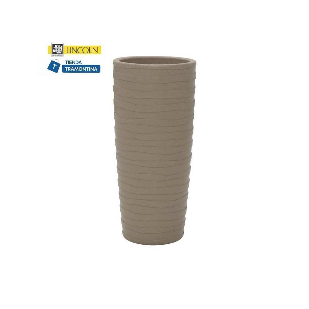 MACETA GRECIA TRAMONTINA 80 X 36 CM ARENA 56 LITROS